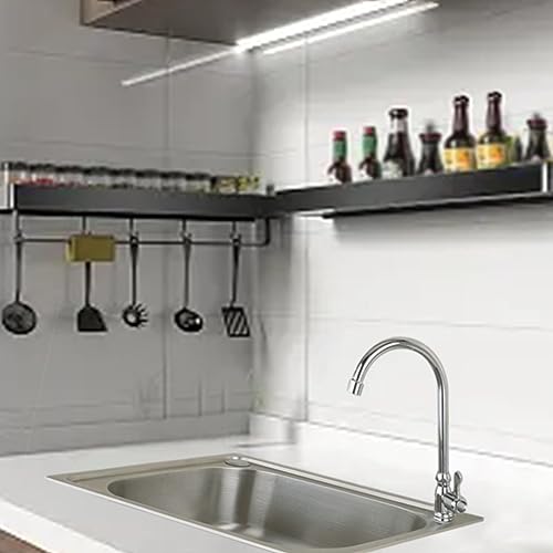 Fregadero de cocina pequeño de acero inoxidable para bar con accesorios de drenaje 6