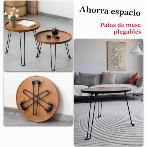 Patas de mesa plegables y compactas de 32 cm para cocina de camping 6