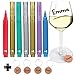 Wine Glass Markers, Pack of 7 By Vaci + 4 Wine Glass Charms, Metallic Color Pens Drink Markers, Personalize your Drink, Washable Wine Accessories Gift