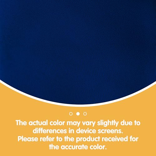 Image of BRILLMAX 10 Pack Navy Blue Tablecloths 60x102 Inch for 6ft Rectangle Tables | 150 GSM Polyester Fabric, 15 inch Standard Drop, Water, Stain & Wrinkle Resistant Cloth Cover for Wedding Reception Banquet Party