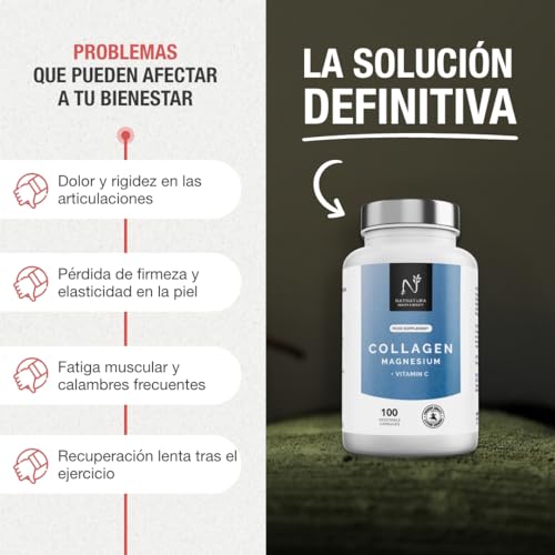 Colágeno con magnesio. Colágeno marino hidrolizado PEPTAN® para el mantenimiento de articulaciones, cartílagos, huesos y piel. Colágeno Marino Hidrolizado + magnesio + ácido hialurónico + vitamina C. - imagen 3