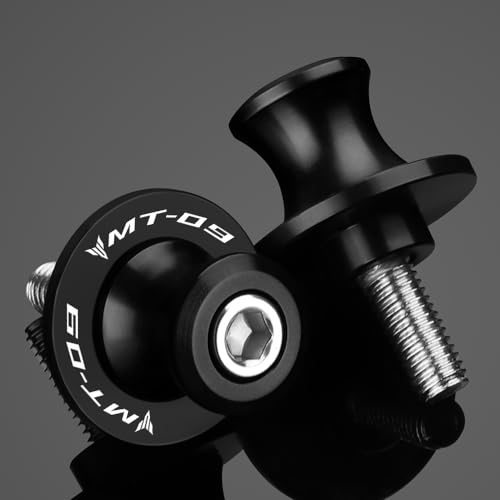 TREONK M6 Ständeraufnahme - Montageständer Adaptr Motorrad Prismabuchsen Bobbins Kompatible für MT09 MT-09 MT 09 2015-2024