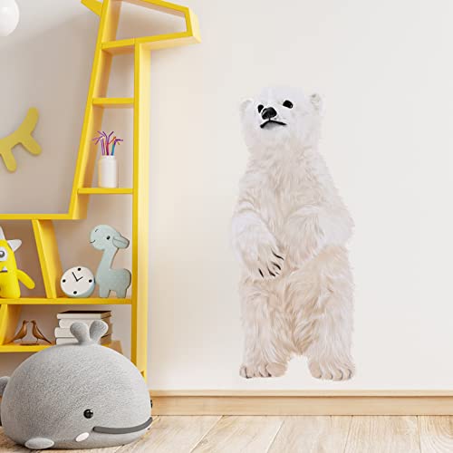 Vinilo decorativo Little Polar Bear para pared impermeable miniatura 2