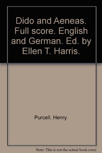 Dido and Aeneas. Full score. English and German... B004Y7EM72 Book Cover