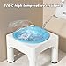 Sits Bath Kit with Seat,Sitz Bath for Hemorrhoids,Removable Postpartum Care Basin,Flusher Hose,Deeper Bowl