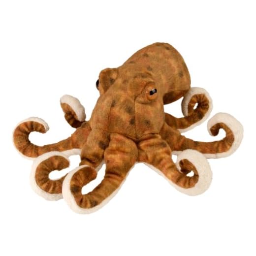 Wild Republic- Cuddlekins Mini Pulpo Octopus, Color, 20 cm (10872)