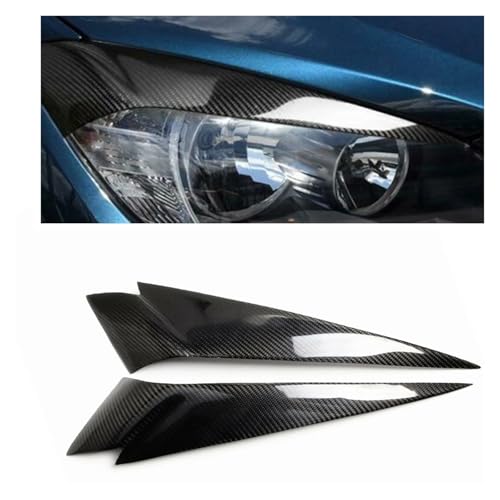 Couvercle lampe phare carbone BMW X1 E84 pour masquer les rayures d'usure - 6