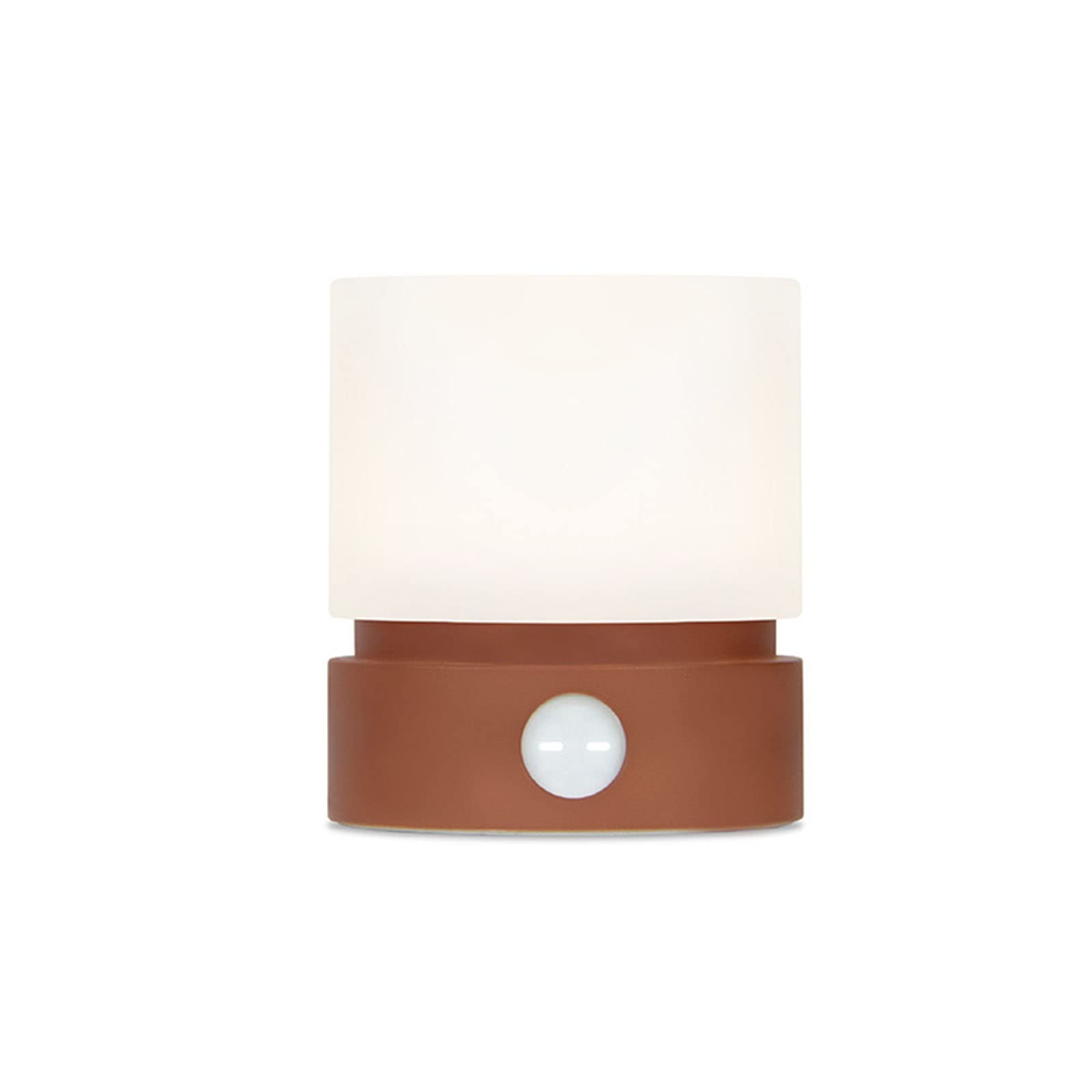 Luce Notturna LED Touch Cilindro,Lampada da Comodino Regolazione Continua Ricaricabile,Il Corpo della Lampada può Essere Ruotato in Tempo,D