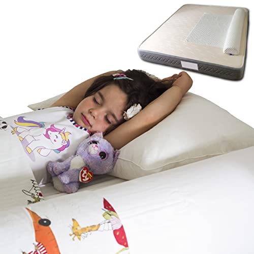 UC Barrera de Seguridad Cama niño - Anticaidas Infantil - Barandilla de Espuma Antideslizante con Protector de Colchon Impermeable, para Camas Dobles, Abatibles,90,150 cm y Montessori