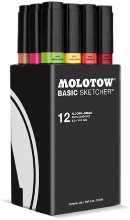Molotow Basic Sketcher 12er Main Kit 2 Marker Set