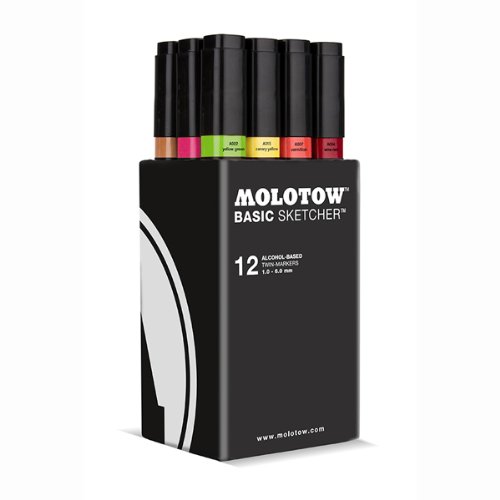 Molotow Basic Sketcher 12er Main Kit 2 Marker Set