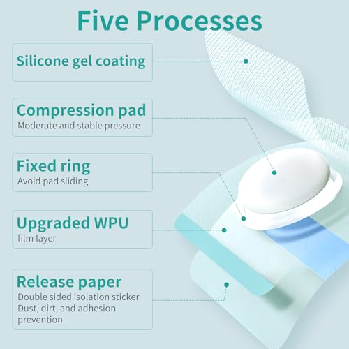 Image of Baby Belly Navel Patches, Belly Button Shaper with Cotton Pads, Baby Umbilical Hernia Patch Waterproof, Infant Essentials Must Haves (7 PCS 10 * 10CM)