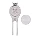 VGEBY Divot Tools, Divot Repair Tool with Magnetic Ball Marker(D102 Silver) Supplies Divot Tool with Pocket Clip Divot Tool