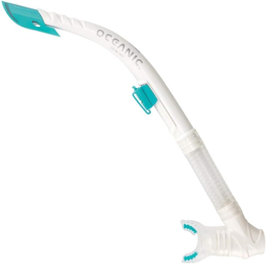 Oceanic Arid Extra Dry-Top Snorkel - Sea Blue/Clear