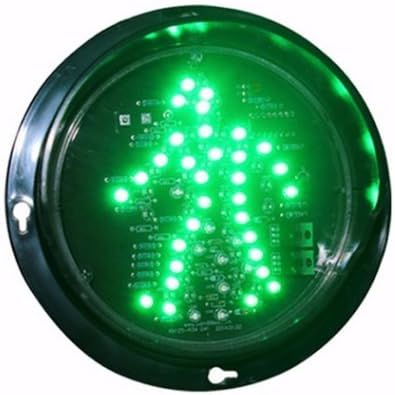 WDM marca 12 V 5 pulgadas 4.921 in mini tráfico señal módulo peatón verde caminando hombre
