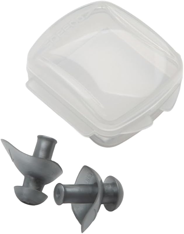 Tapones para los oídos de natación Ergo, unisex, para adultos, gris, talla única