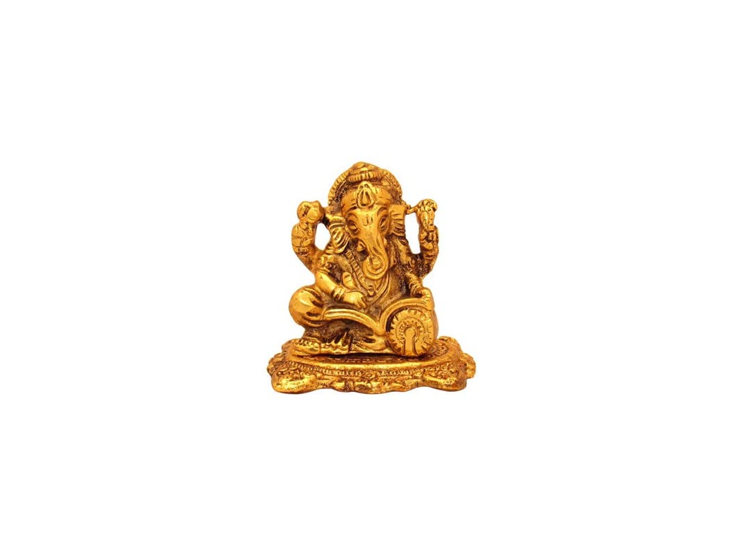 Diya Décoratif Ganesha pour Rituels Pooja et Ambiance Zen à la Maison