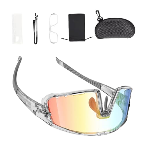 MEAKTSMI Gafas de sol fotocromáticas para bicicleta de carretera, deportes al aire libre, para ciclismo, motociclismo, pesca de esquí