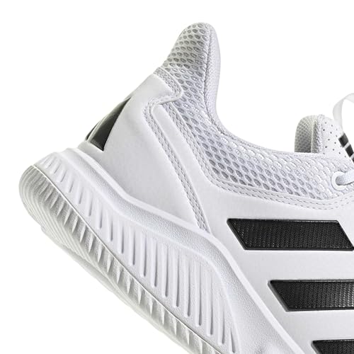 adidas Men's Court Flight M, White/Black, 10.5 - image 6