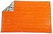 Survive Outdoors Longer 90% Heat Reflective Emergency Blanket - Polyethylene Rescue Blanket - Disaster Preparedness or Outdoor Survival Kit - Waterproof & Windproof - 56