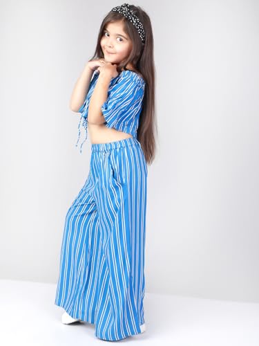 Image of Naughty Ninos Girl's Rayon Striped Clothing Set