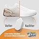 Premium Schmutzradierer Schuhe | 4 Stück Sneaker Reiniger Weiß - Radierschwamm mit 2,5X höherer Haltbarkeit | Zauberschwamm und Sneaker Cleaner | Schuhschwamm als Schuhputzset & Schuhreiniger