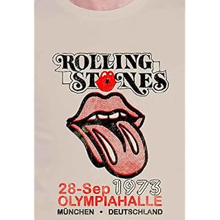 The Rolling Stones T Shirt Munich 1973 Flyer Nouveau Officiel Homme Sand - Les Beatles, Paul McCartney, John Lennon, RIngo Starr, George Harrison The Rolling Stones T Shirt Munich 1973 Flyer Nouveau Officiel Homme Sand – Image 3
