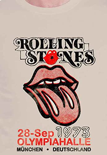 The Rolling Stones T Shirt Munich 1973 Flyer Nouveau Officiel Homme Sand - Les Beatles, Paul McCartney, John Lennon, RIngo Starr, George Harrison The Rolling Stones T Shirt Munich 1973 Flyer Nouveau Officiel Homme Sand – Image 4
