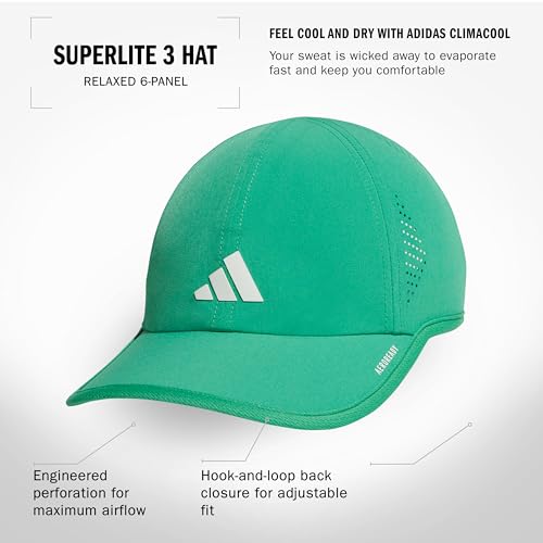 Image of adidas Women's Superlite Hat - Lightweight Moisture-Wicking Cap for Workout and Training