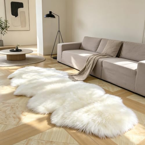 Champlus 2x6 ft Double Pelt Rug