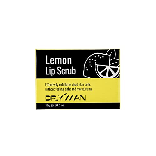 Lip Scrub, Lip Scrubs Exfoliator Moisturizer Dr.yiman Sugar Lip Scrub, Lip Exfoliator Scrub For Dry And Chapped Lips,Anti-Aging And Temping, Lip Mask, Lip Care Products, Lip Scrubber For Women(Lemon Lip Scrub) #TOP6