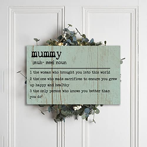 Panneau en bois Mummy Definition Evans1nism décoration murale