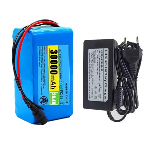 Batterie lithium-ion 24V 30Ah 7S3P étanche compatible vélo et fauteuil T+DC