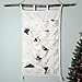 I LOVE MOM Adventskalender zum Bef&uuml;llen Stoff,Countdown Kalender zum Aufh&auml;ngen mit 24 Stoffbeutel,wiederverwendbarer Weihnachtsdeko f&uuml;r Kinder & Familie