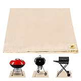 ANATIA 20'x20' Fire Pit Mat - Fireproof Stove Mat for Deck BBQ Wood Stove - Fire Resistant Mat Under Grill Tent Campsite Insulation Protection