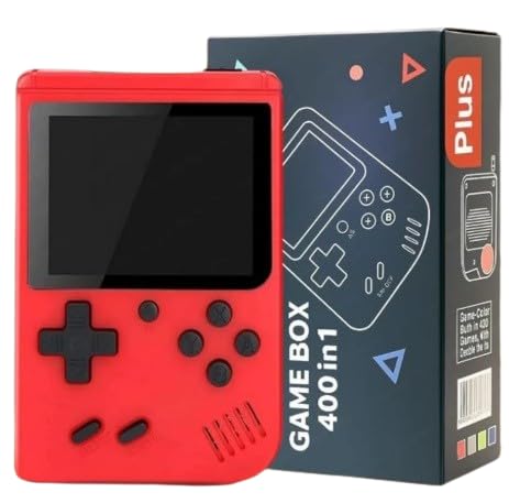 nessuno Console Portatile con Giochi Arcade  Mini Console di Giochi Retrò  400 giochi in 1  Portatile ogiochi Classici regalo natale  Super Console Retrò Game per Bambini e Adulti  Rosso