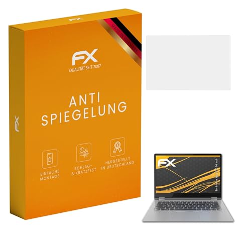 atFoliX Screen Protector compatible with Lenovo Yoga 530 14 inch Screen Protection Film, anti-reflective and shock-absorbing FX Protector Film (2X)