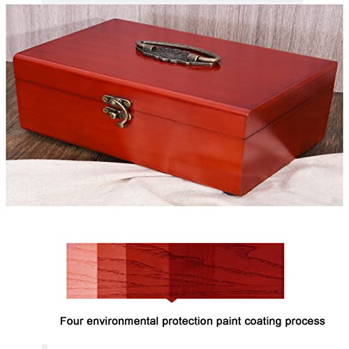Boîte à couture en bois cadeau idéal avec kit de réparation et accessoires - 6