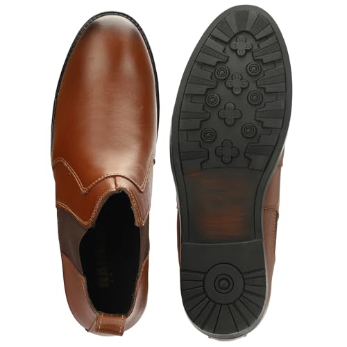 Image of NARKI Leather Chelsea Boots for Men|Soft Cushioned Insole, Slip-Resistance for Men 7003