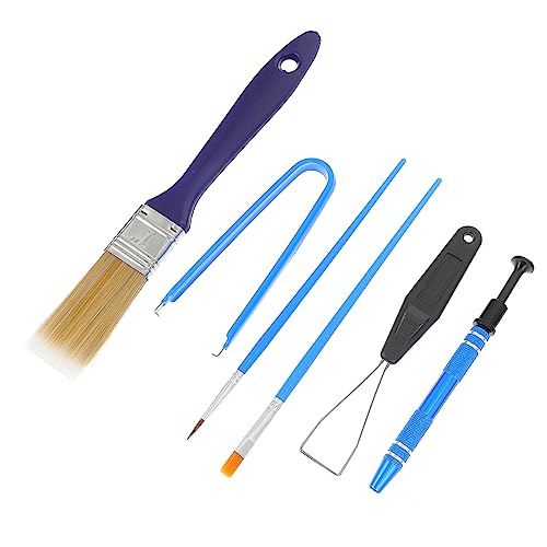 KICHOUSE Essential Cleaning Set for Mechanical Keyboards Key Cap Ic Puller and Brush Set for Computer Maintenance