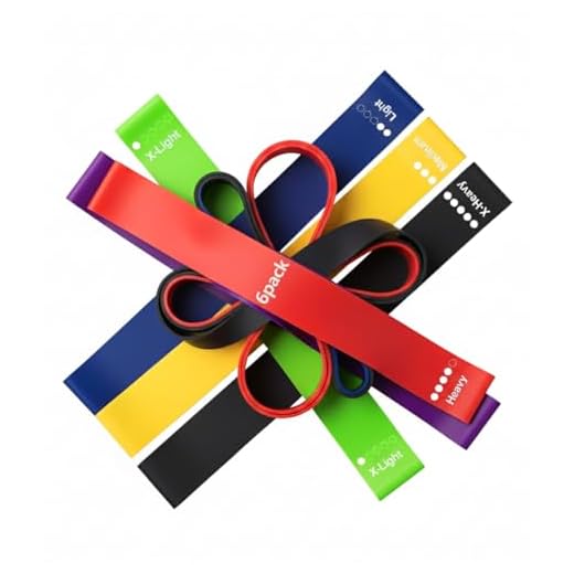 6 Pack Resistance Bands for Home Fitness