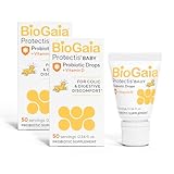 BioGaia Baby Probiotic Drops - Colic & Gas Relief + Vitamin D, 50-Day Supply, Safe for Newborns, Reduces Crying, Fussing, Colic, Gas, Spit-ups & Constipation, No allergens, Dairy or Soy (Pack of 2)