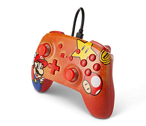 Controller cablato ottimizzato per Nintendo Switch - Mario Vintage - Controller - Immagine 4