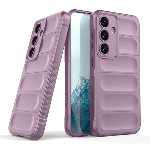 Image of amazon basics Back Case Cover for Samsung Galaxy S24 Plus 5G | Compatible for Samsung Galaxy S24 Plus 5G Back Case Cover | Liquid Silicon Magic Case with Camera Protection | Lavender
