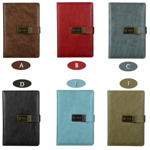 Journal Intime Vintage A5 avec Serrure à Code : Le Cadeau Idéal et Utile