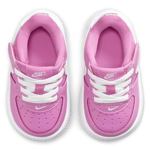 Nike Force 1 Low EasyOn Baby/Toddler Shoes (FN0236-600, Playful Pink/White) Size 54
