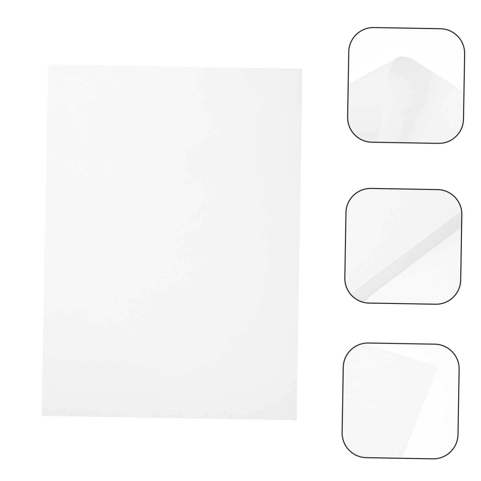 iplusmile 100 feuilles Papier Épais Double Face pour Impression et Loisirs Créatifs Papier Cartonné pour Écriture et Bricolage Quotidien