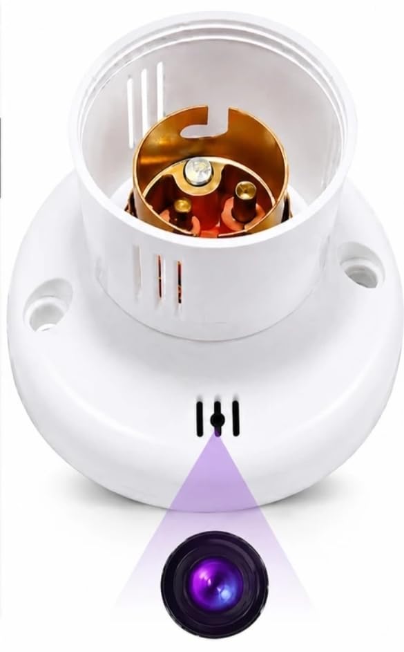 Full HD 1080p Bulb Holder Security Camera | 360° Wide Angle | Motion Detection | Night Vision | WiFi App Control | Home & Office CCTV Holder Camera | 24x7 Recording | Supports 64GB SD Card-picture-25