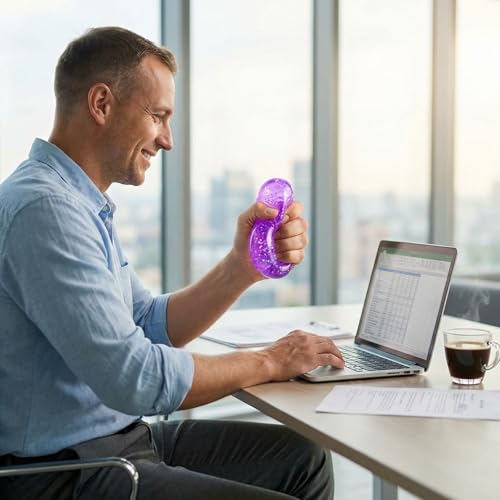 Nee doh 2026 New Squishy Stress Ball,Water Drop Fidget Stress Ball,Ice Squishy Stress Cube-Drop Malt Sugar Balls Slow Rise Relief Fidget Sensory for Anxiety Stress Party Favors（Orange） image 13