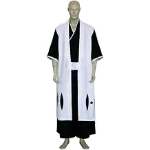 US Size Black Robe White Belt and Captains Uniform With The Number Ten Cosplay Costume